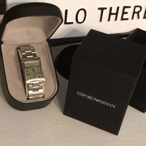 Emporio Armani Other - Emporia Armani watch men’s sports 343100 Steel